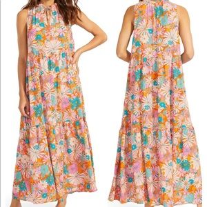 BB DAKOTA California Soul Print Halter Dress